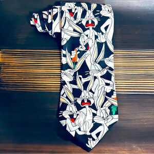 Looney Tunes Mania Black Bugs Bunny Tie